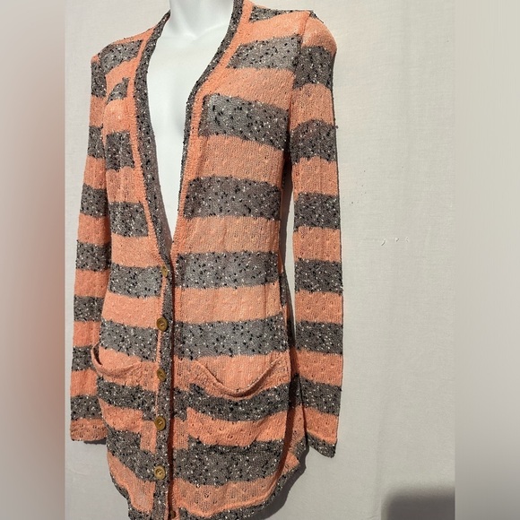 Cecico striped cardigan sweater, size S - Picture 2 of 5